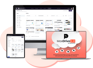 MaxDrive 2.0 Review +Huge $12K MaxDrive 2.0 Bonus +Discount +OTO Info -Unlimited files storage & delivery