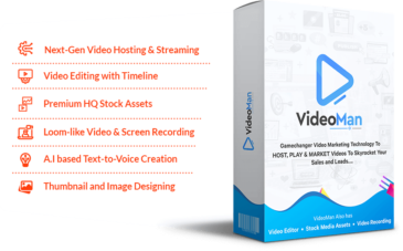 VideoMan Review +Huge $24K VideoMan Bonus +Discount +OTO Info – Advanced Video Hosting & Marketing Platform