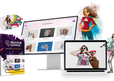 Sketch Genius Review +SketchGenius Huge $24K Bonus +$40 Discount +OTO Info – First-To-Market Photo To 3D Sketch Video Maker Software